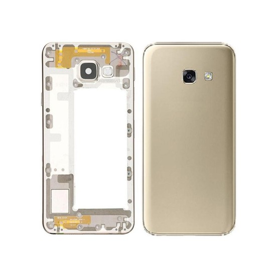 TAMPA COM CHASSI TRASEIRA SAMSUNG GALAXY A5 / SM-A500F DOURADO